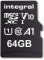 Integral High Speed R100 microSDXC 64GB Kit, UHS-I U1, A1, Class 10