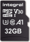 Integral Premium High Speed R100/W70 microSDHC 32GB Kit, UHS-I U3, A1, Class 10