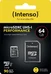 Intenso Performance R90 microSDXC 64GB Kit, UHS-I U1, Class 10