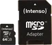 Intenso Premium R45 microSDXC 64GB Kit, UHS-I U1, Class 10