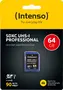 Intenso Professional R90 SDXC 64GB, UHS-I U3, Class 10