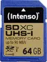 Intenso Professional R90 SDXC 64GB, UHS-I U3, Class 10