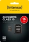 Intenso R20/W12 microSDHC 16GB Kit, Class 10