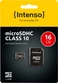 Intenso R20/W12 microSDHC 16GB Kit, Class 10