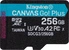 Kingston Canvas Go! Plus R170/W90 microSDXC 256GB Kit, UHS-I U3, A2, Class 10
