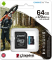 Kingston Canvas Go! Plus R170/W70 microSDXC 64GB Kit, UHS-I U3, A2, Class 10