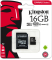 Kingston Canvas Select R80 microSDHC 16GB Kit, UHS-I U1, Class 10