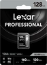 Lexar Professional 1066x Silver Series R160/W120 SDXC 128GB, UHS-I U3, Class 10