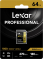 Lexar Professional 1800x Gold Series R270/W180 SDXC 64GB, UHS-II U3, Class 10