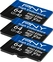 PNY Pro Elite High Endurance R100 microSDXC 64GB Kit, UHS-I U3, A2, Class 10, 3er-Pack