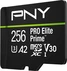 PNY Pro Elite Prime R200/W150 microSDXC 256GB Kit, UHS-I U3, A2, Class 10