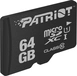 Patriot LX R80 microSDXC 64GB, UHS-I U1, Class 10, 5er-Pack