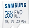 Samsung EVO Plus 2021 R130 microSDXC 256GB Kit, UHS-I U3, A2, Class 10
