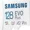 Samsung EVO Plus 2021 R130 microSDXC 128GB Kit, UHS-I U3, A2, Class 10