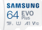 Samsung EVO Plus 2021 R130 microSDXC 64GB Kit, UHS-I U1, A1, Class 10