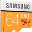 Samsung EVO R100 microSDXC 64GB Kit, UHS-I U3, Class 10