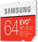 Samsung EVO+ R80/W20 SDXC 64GB, UHS-I, Class 10