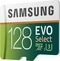 Samsung EVO Select R100/W90 microSDXC 128GB Kit, UHS-I U3, Class 10