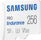 Samsung PRO Endurance R100/W40 microSDXC 256GB Kit, UHS-I U3, Class 10