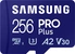 Samsung PRO Plus R180/W130 microSDXC 256GB USB-Kit, UHS-I U3, A2, Class 10