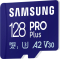 Samsung PRO Plus R180/W130 microSDXC 128GB Kit, UHS-I U3, A2, Class 10