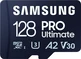 Samsung PRO Ultimate R200/W130 microSDXC 128GB USB-Kit, UHS-I U3, A2, Class 10