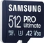 Samsung PRO Ultimate R200/W130 microSDXC 512GB Kit, UHS-I U3, A2, Class 10