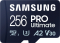 Samsung PRO Ultimate R200/W130 microSDXC 256GB Kit, UHS-I U3, A2, Class 10