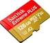 SanDisk Extreme PLUS R200/W90 microSDXC 128GB Kit, UHS-I U3, A2, Class 10