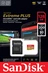SanDisk Extreme PLUS R200/W90 microSDXC 128GB Kit, UHS-I U3, A2, Class 10