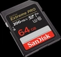 SanDisk Extreme PRO R200/W90 SDXC 64GB, UHS-I U3, Class 10