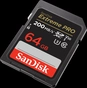 SanDisk Extreme PRO R200/W90 SDXC 64GB, UHS-I U3, Class 10