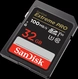 SanDisk Extreme PRO R100/W90 SDHC 32GB, UHS-I U3, Class 10