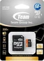 TeamGroup 500x Orange R100/W20 microSDXC 64GB Kit, UHS-I U1, Class 10