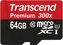 Transcend Premium R45/W20 microSDXC 64GB Kit, UHS-I, Class 10