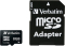 Verbatim Pro U3 R90/W45 microSDXC 64GB Kit, UHS-I U3, Class 10