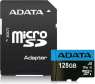 ADATA Premier R100/W25 microSDXC 128GB Kit, UHS-I U1, A1, Class 1...