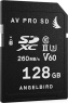 Angelbird AV PRO SD MK2 V60 R260/W140 SDXC 128GB, UHS-II U3, Clas...