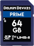 Delkin Prime 1900X R300/W100 SDXC 64GB, UHS-II U3, Class 10