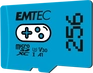 Emtec GAMING R100/W50 microSDXC 256GB, UHS-I U3, A1, Class 10