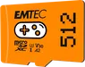 Emtec GAMING R100/W50 microSDXC 512GB, UHS-I U3, A2, Class 10