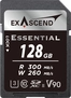 Exascend Essential R300/W280 SDXC 128GB, UHS-II U3, Class 10