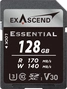 Exascend Essential R170/W140 SDXC 128GB, UHS-I U3, Class 10