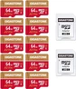 Gigastone 4K Camera Pro R95/W35 microSDXC 64GB Kit, UHS-I U3, A2,...