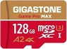 Gigastone 4K Game Pro MAX R120/W80 microSDXC 128GB Kit, UHS-I U3, A2, Class 10