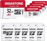 Gigastone Camera Plus R90/W20 microSDHC 32GB Kit, UHS-I U1, A1, Class 10, 5er-Pack