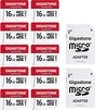 Gigastone Camera Plus R85/W15 microSDHC 16GB Kit, UHS-I U1, Class...