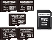 Gigastone Full HD Video R85/W15 microSDHC 16GB Kit, UHS-I U1, Cla...