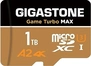 Gigastone Game Turbo MAX R160/W140 microSDXC 1TB Kit, UHS-I U3, A2, Class 10