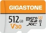 Gigastone R100/W40 microSDXC 512GB Kit, UHS-I U3, Class 10
